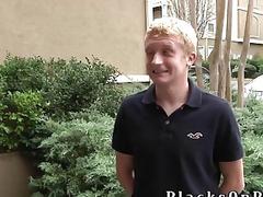 Gay boi Kevin is such a slut for this black knob