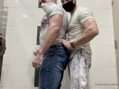 Fucking in Public Toilet