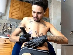 Jacked, latino boys, teen boy solo masturbation