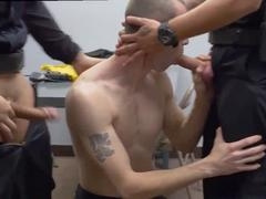 Two daddies are better than one in steamy gay interracial threesome action