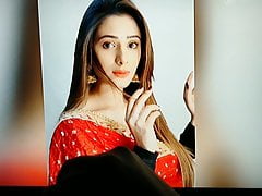 Hiba Nawab Cum and spit tribute