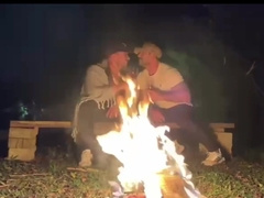 XXL FUCKPOLE TEARS UP CAMPING FRIEND AROUND THE CAMPFIELD. - FREE-FOR-ALL