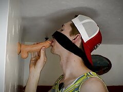 Giving a Str8 Blowjob, Anal Bareback, and Big Cumshot in Ass