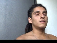 Brazilian stud is on a construction gig and his boss offers cash for obeying his every wish