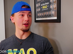 Horny Fratboy Test Out Gloryhole wt Stellar Youngster