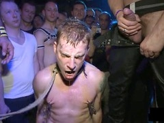 Leather-clad sadism and masochism with hot guys and wild humiliation