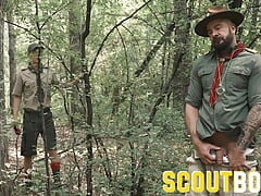ScoutBoys Boy Scout Cole Blue and friend fucked raw by hot older man