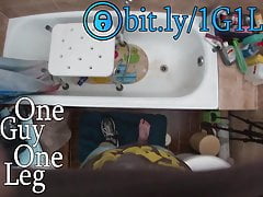 POV Amputee Shower-Check website OneGuyOneLeg for full video