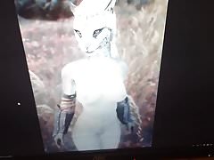 Cum very Hard for a Khajiit Pussy