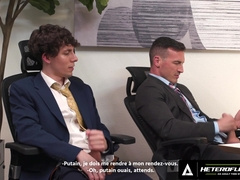 Derek Kage Fucks Coworker Cristiano After Caught Jerking Off - French Subtitles