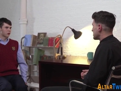 Altarboy gets dick tugged