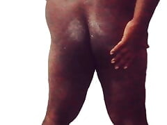 Nasty Fat Trans Bitch Dance & Play Her Self Enjoying Ass