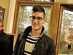 Glasses-wearing Czech cutie cums on cock in POV