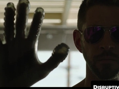 DisruptiveMovie.com - Johnny Ford stuffs hairy stud Vander Pulaski's ass with huge dildos
