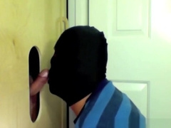 Sucking Off 8 Inches At The Gloryhole