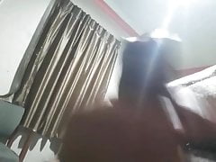 Solo masturbating