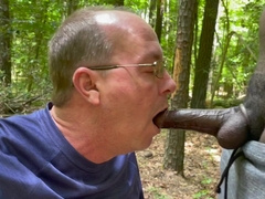 Fellating Yam-sized Black Penises