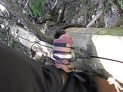 Masturbation in forest 12