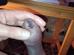 Swollen Girthy Cock Cums