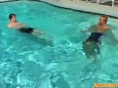 Lads Casey Cock and Hoyt Jaeger assfuck tear up in outdoor threesome