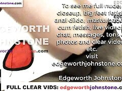 EDGEWORTH JOHNSTONE 7 inch dildo in my red raw gay asshole CENSORED