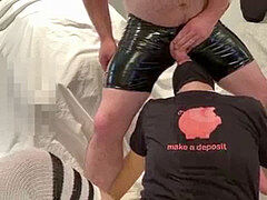 fag providing his straight alpha the sloppy head he luvs
