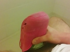 Nurse's Slippers + sock, cum at Work!
