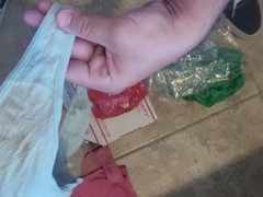 Getting off, underwear, friend
