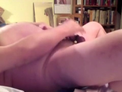 Cum squirts from PA hole