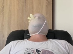 Latex Glove Breathplay Scene