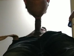 Uncircumcised vainey pipe fellating and big ball sack tonguing...