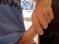 Saturday night home alone got ultra-kinky in the kitchen had to have fun with it