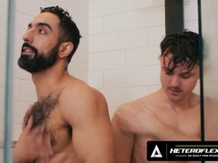 Curious roommates Enzo Muller and Ali Rush get hot and heavy in the shower before a steamy session