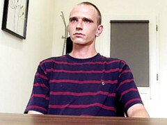 Balding young hottie fucked on all fours in POV