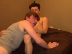 Giving him a rimjob before going balls deep in that ass