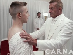 Rough dildo, pant, twink