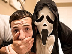 Scream porn parody with Mickey Knox and Troye Jacobs