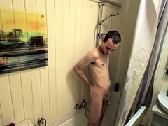 Naked men shower, faphouse, white sock