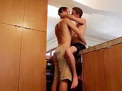 panties gobbling Dustin Fitch leaned over and analled
