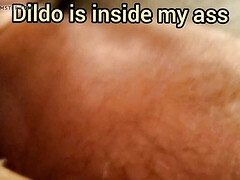 Homo Kotilainen using dildo in his homo ass.