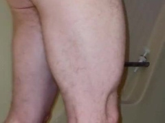 Solo hetero boy plays with himself and his butt