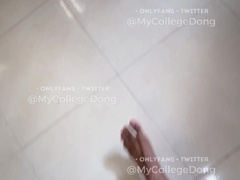 Ultra-Kinky Teenie Shoots A Load On Newly Baked Ass-Crack MyCollegeDong