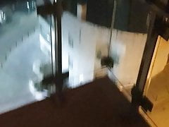 Night on the balcony