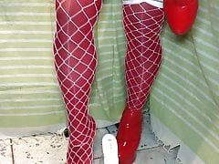 CHANGE OF SHOES WITH HIGHER HEEL