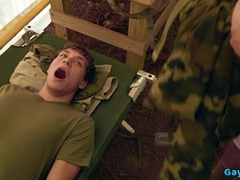 Monstrous Cock Military Assfucking Hook-Up With Jism In Jaws