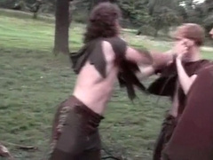 Hottest amateur gay clip with Twink, Outdoor scenes