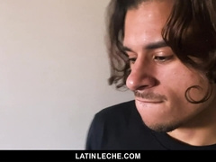 LatinLeche - Lovely Latino Dude Fellates an Uncircumcised Schlong