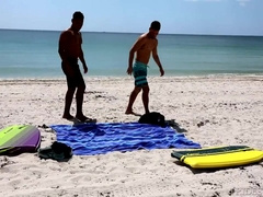 DylanLucas Latino Surfer Wolf Tops his Acquaintance in Cabana