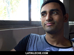 latin stud strips for cash and takes raw cock on camera