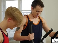 Slip, hungry ass, smooching